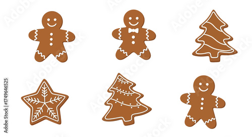 Christmas gingerbread cookies and festive treats ideal for holiday baking and seasonal celebrations