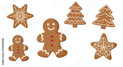 Christmas gingerbread cookies and festive treats ideal for holiday baking and seasonal celebrations