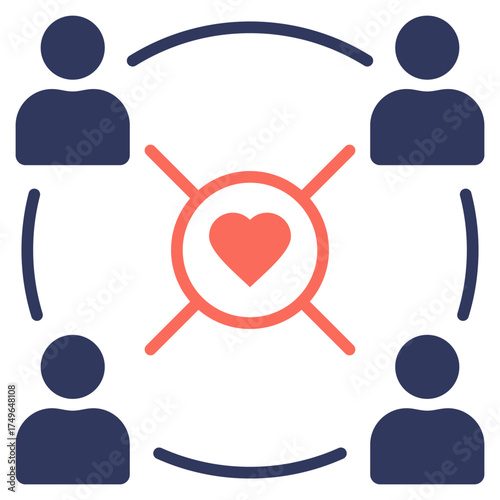 Mutual Friends Mixed Icon