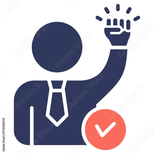 Determination Mixed Icon