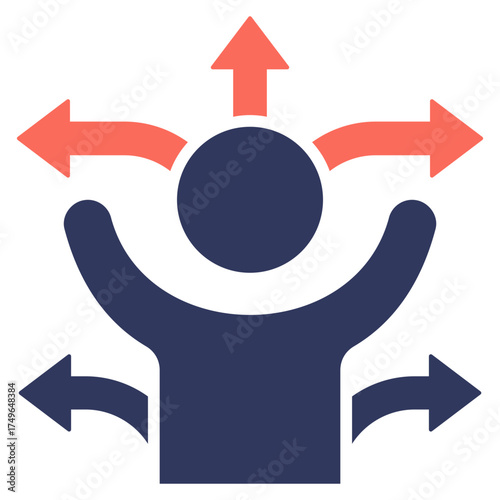 Flexibility Mixed Icon