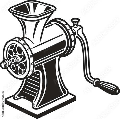 old fashioned machine