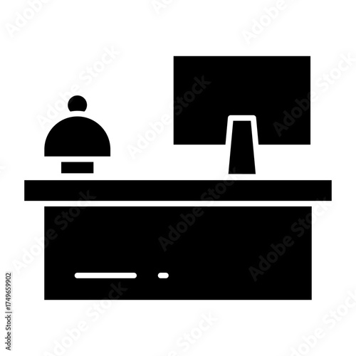 Reception glyph icon