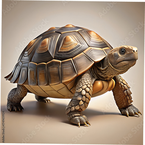 turtle on a white background