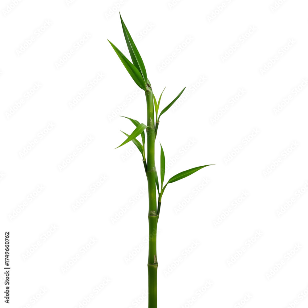 Fototapeta premium bamboo isolated on white background