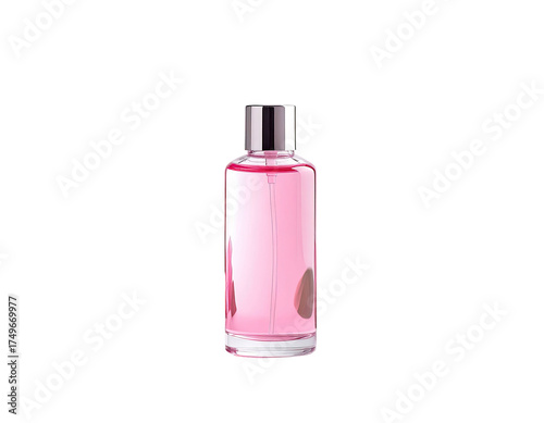 Pink perfume bottle