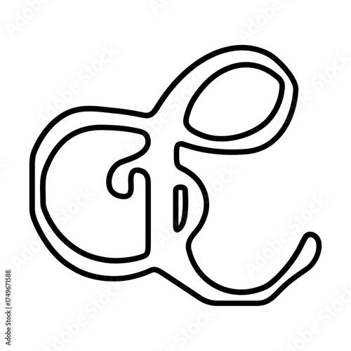 Alphabet Icon C