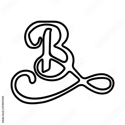 Alphabet Icon B