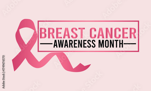 Breast Cancer Awareness Month Pink Ribbon