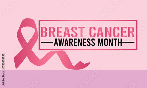 Breast Cancer Awareness Month Pink Ribbon