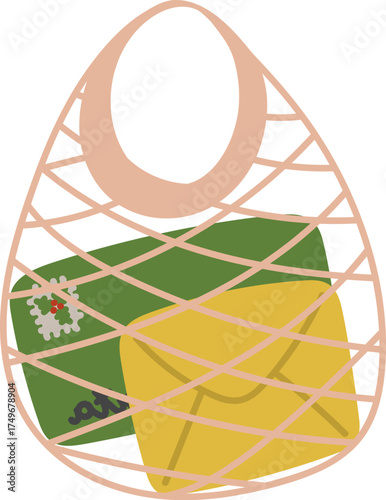 Mesh Bag with Envelopes