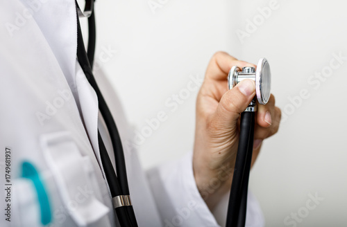 Close-up shot of a doctor's...