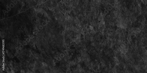 Rough black wall slate texture rough background, old black wall background texture, the texture of the brick is black, dirty dark raw cement wall texture and background.