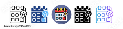 Event Calendar multiple icon