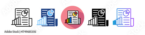 Data Report multiple icon