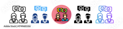 Client Feedback multiple icon