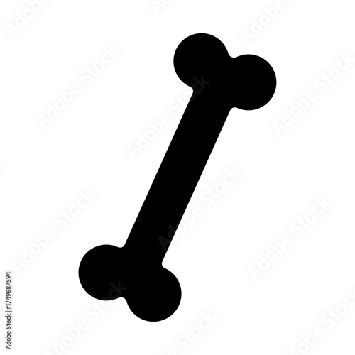 
An illustration of a black icon of a Halloween holiday attribute on a white background