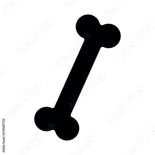 
An illustration of a black icon of a Halloween holiday attribute on a white background