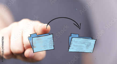 Illustrative image of hand ...