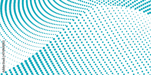 Transparent Vector Gradient Blue Color Halftone Background Staggered Dots Pattern modern dotted