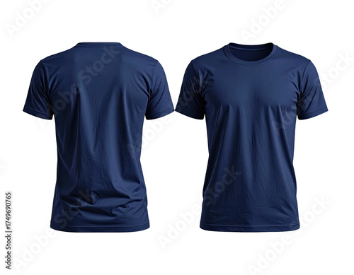 Navy blue t-shirt mockup (1)