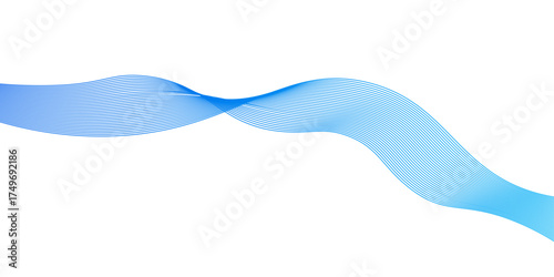 Abstract blue wave line background. Abstract modern background with blue wavy lines and particles. blue wave gradient background minimalist looks simple background, Abstract blue wave lines pattern,