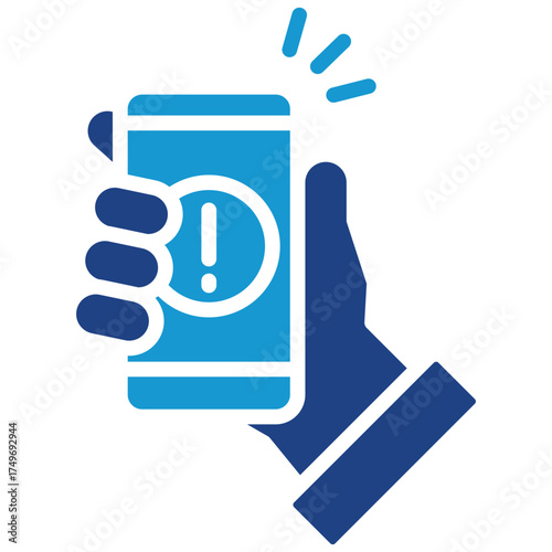Scam Awareness glyph color icon