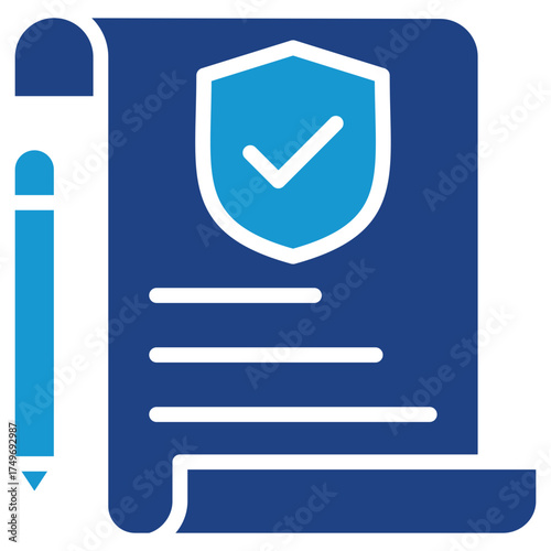 Transparency Policy glyph color icon