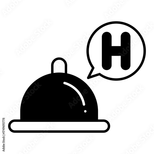 Room Service dualtone icon