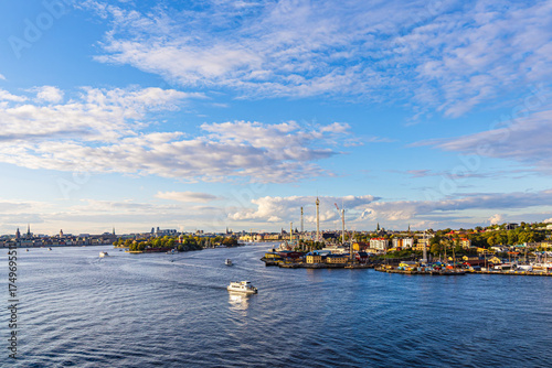 Photography Blick auf Stockholm, Hauptstadt von Schweden