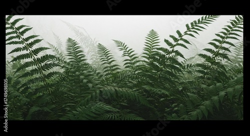 Multiple Ferns in Organic, Realistic Interplay with Center-Focus