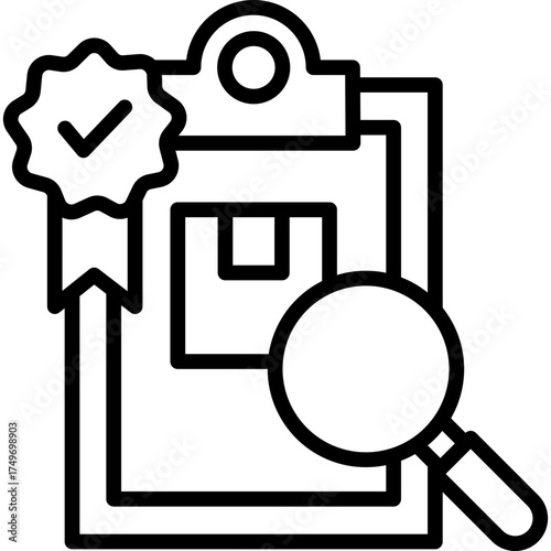 Quality Control line icon