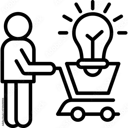 Consumer Education line icon