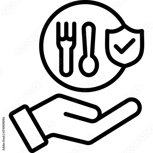 Food Security line icon