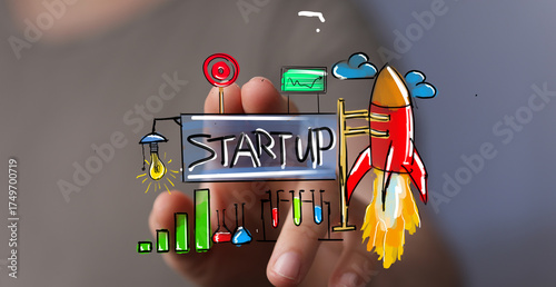 Startup concept, innovation...