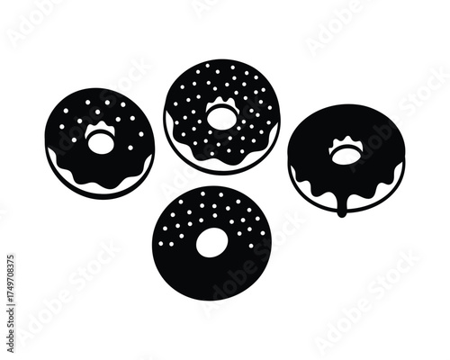 assortment of donuts with various toppings sweet cravings with a delightful treat