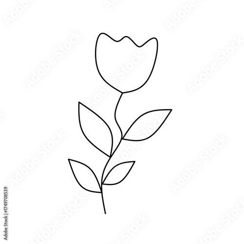 Grace in one flowing line