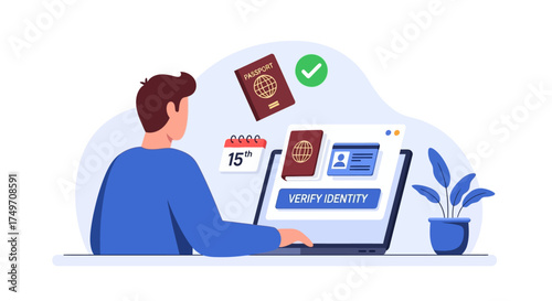 Identity Verification with Online Passport Scanning and Identity Confirmation