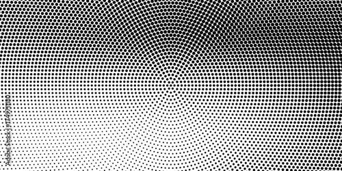 Grunge halftone dots pattern texture background. Abstract curves. Points backdrop. Wavy dotted spotted pattern. Modern abstract dotted template vector illustration for design, covers, web banners