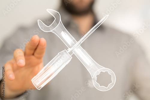 Image of a hand reaching fo...