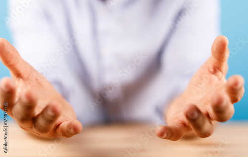 Close-up of a person holdin...