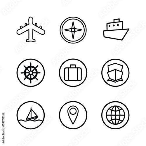Versatile icon set for digital and print applications