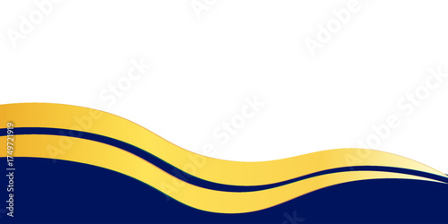 Modern vector footer is perfect for a certificate border, banner footer, or presentation slide