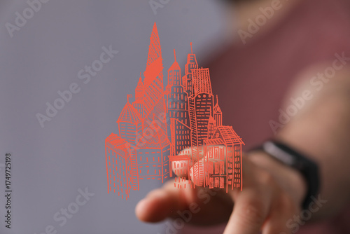 Hand interacting with a dig...