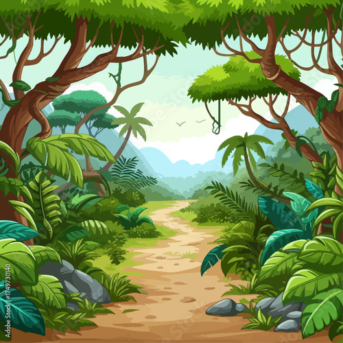 A cute, cartoonish illustration of a small brown monkey with big, expressive eyes and a playful tail.