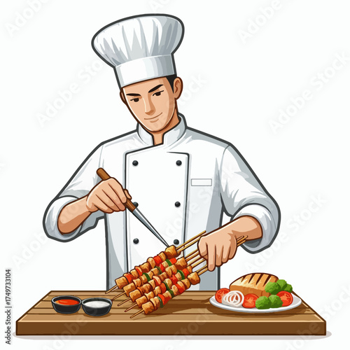 Vibrant illustration of a majestic adult tiger and a cute cub surrounded by whimsical Asian-inspired decorative elements and nature motifs.