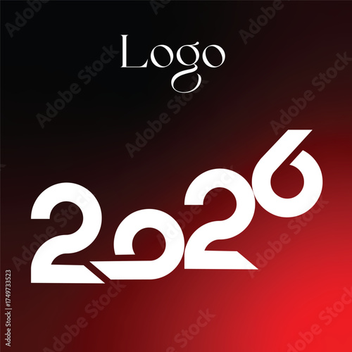Logo 2026 new year