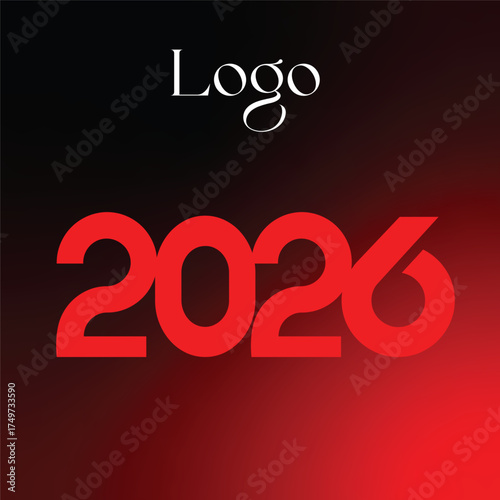 Logo 2026 new year