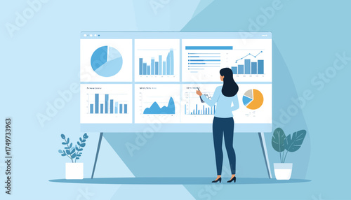 Hybrid Work Data Dashboard Charts & Insights for Modern Business Success