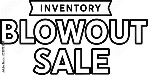 sale event banner with huge discount message for retail promotions marketing advertisements and limited time offers